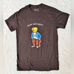 NWOT- Pretty Vacant Skate Supply Brown Bear men’s Tee Shirt